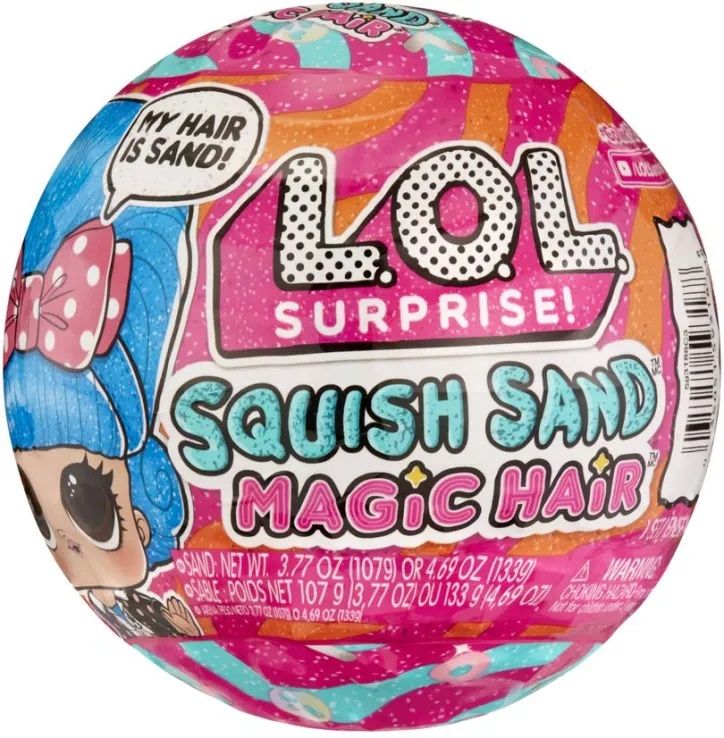 Φωτογραφία προϊόντος: MGA Entertainment L.O.L Surprise Squish Sand Μαγικά Χτενίσματα (593188EUC)