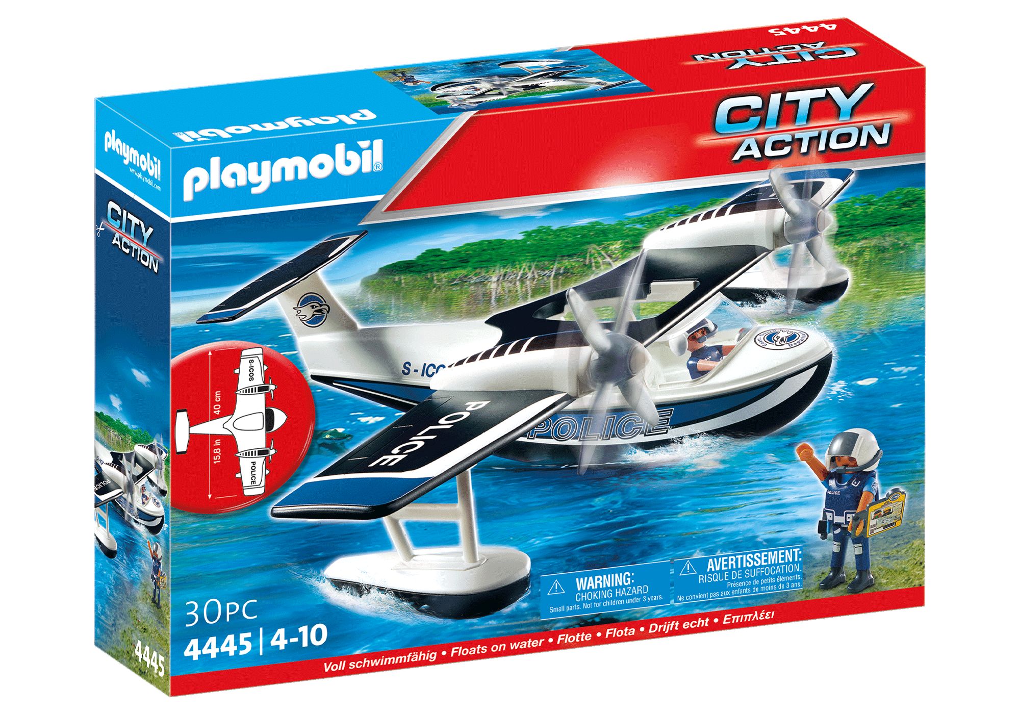 Φωτογραφία προϊόντος: Playmobil Αστυνομικό Υδροπλάνο (4445)