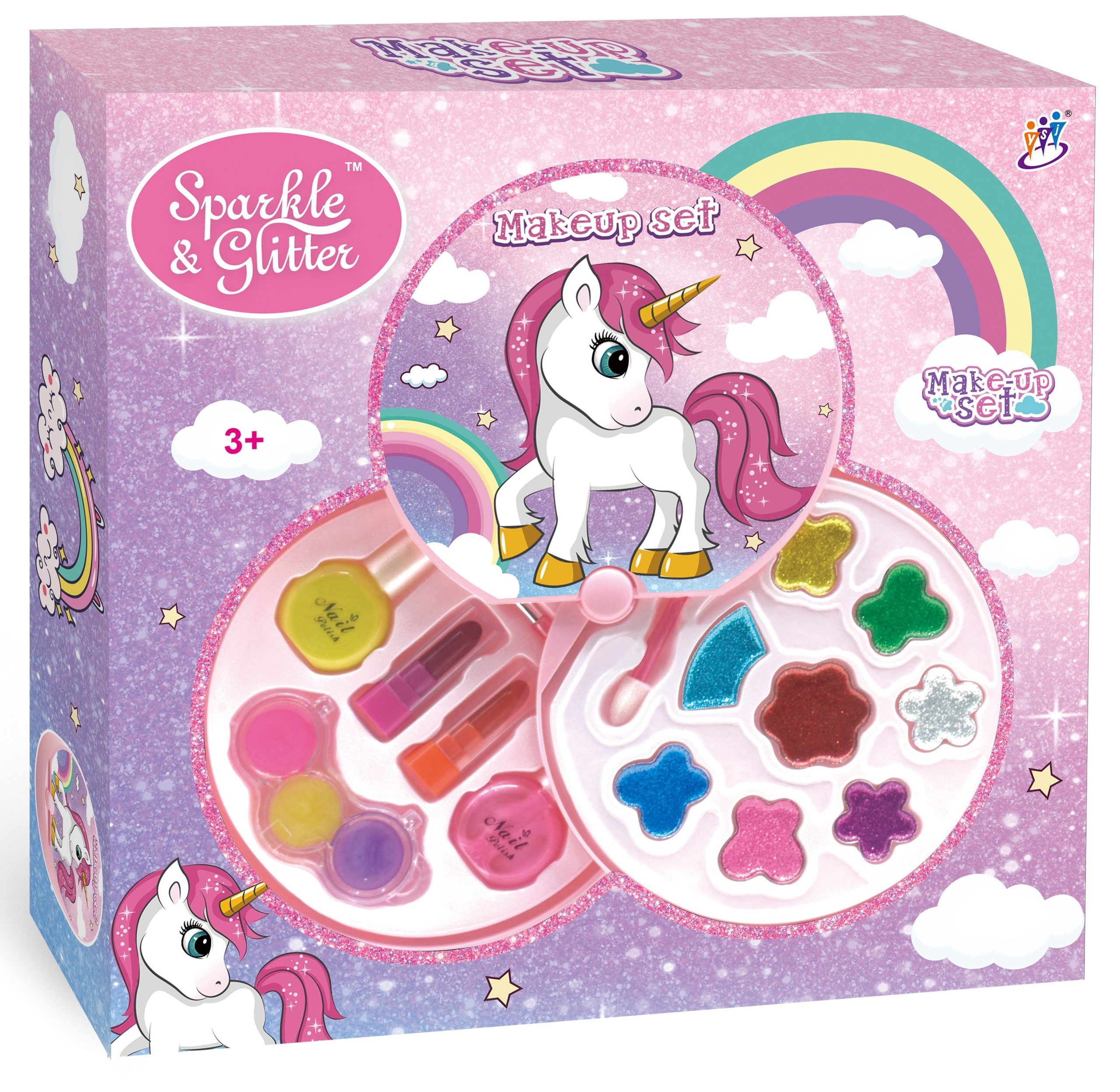 Φωτογραφία προϊόντος: Blue Toys Παιδικό Σετ Ομορφιάς Make Up Sparkle and Glitter Unicorn (MKP458029)
