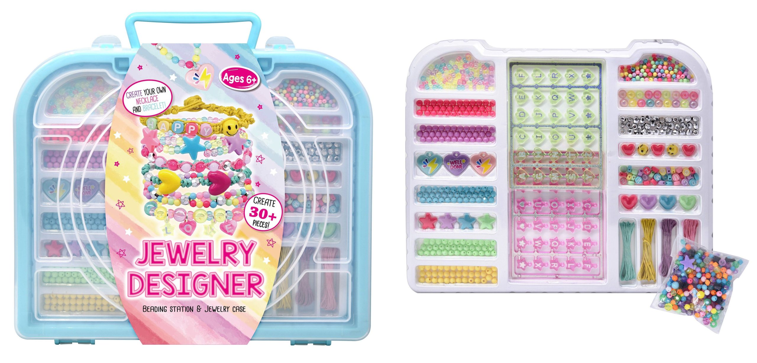 Φωτογραφία προϊόντος: Blue Toys Σετ Ομορφιάς Κατασκευή Κοσμημάτων Με Χάντρες Βαλιτσάκι Οεμ (MKN660414)