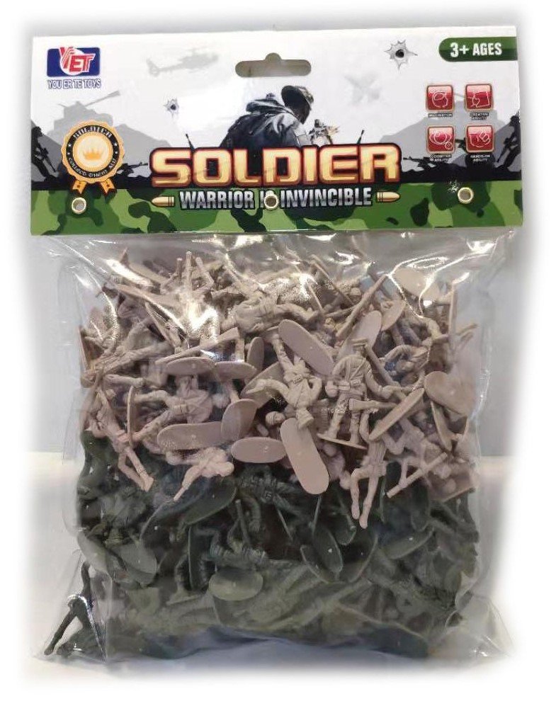 Φωτογραφία προϊόντος: Blue Toys Σετ Στρατιωτάκια Soldier Warrior Invicible 200 τμχ (MKM532426)