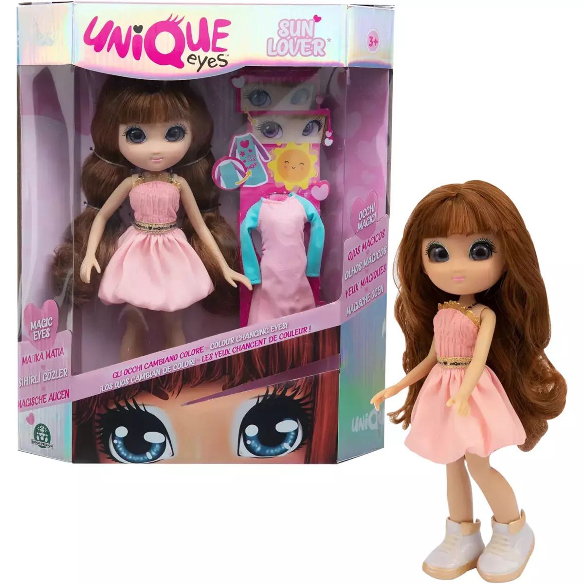 Φωτογραφία προϊόντος: Giochi Preziosi Κούκλα Unique Eyes Sun Lover (MYM07400)