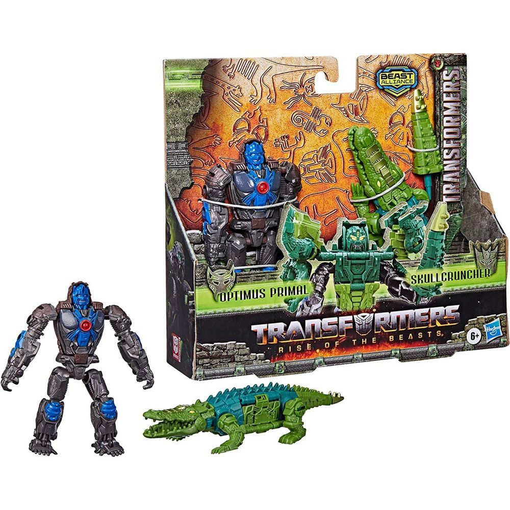 Φωτογραφία προϊόντος: Hasbro Transformers Rise of the Beasts Combiner Bumblebee Optimus Primal And Skullcruncher (F4619)