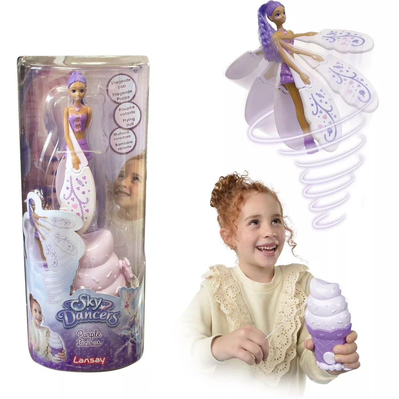 Φωτογραφία προϊόντος: Giochi Preziosi Κούκλα Sky Dancers Purple Licious (KDY00200)
