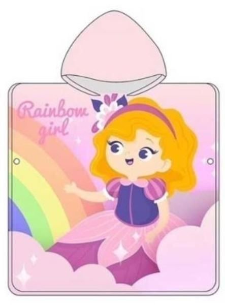 Φωτογραφία προϊόντος: Zanna Toys Πόντσο Παραλίας Girl 60x120 εκ. (90-00166)
