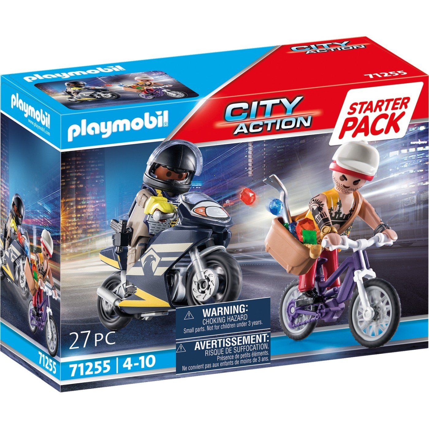 Φωτογραφία προϊόντος: Playmobil Starter Pack Αστυνομική Καταδίωξη ηστή Κοσμημάτων (71255)