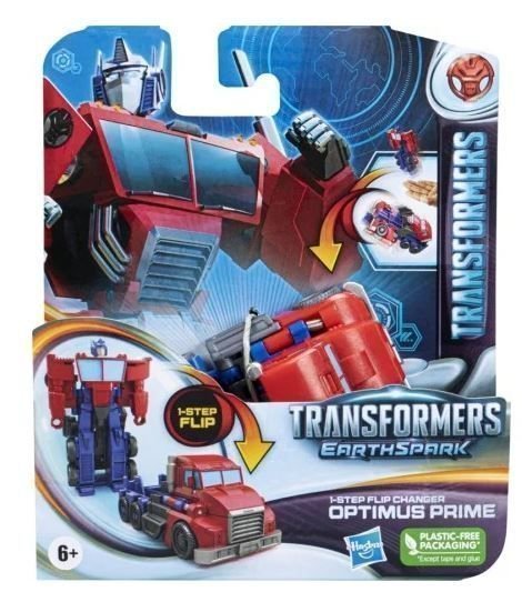 Φωτογραφία προϊόντος: Hasbro Transformers Earthspark 1-Step Flip Changer Swindle Optimus (F6716)