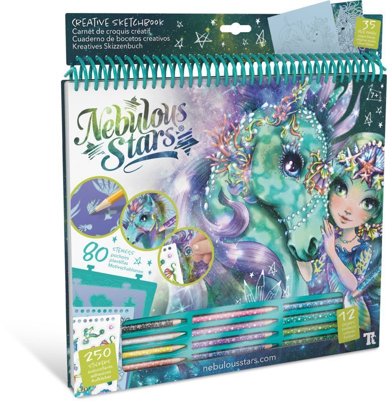 Φωτογραφία προϊόντος: Nebulous Stars Creative Sketchbook Fantasy Horses Water (11372)