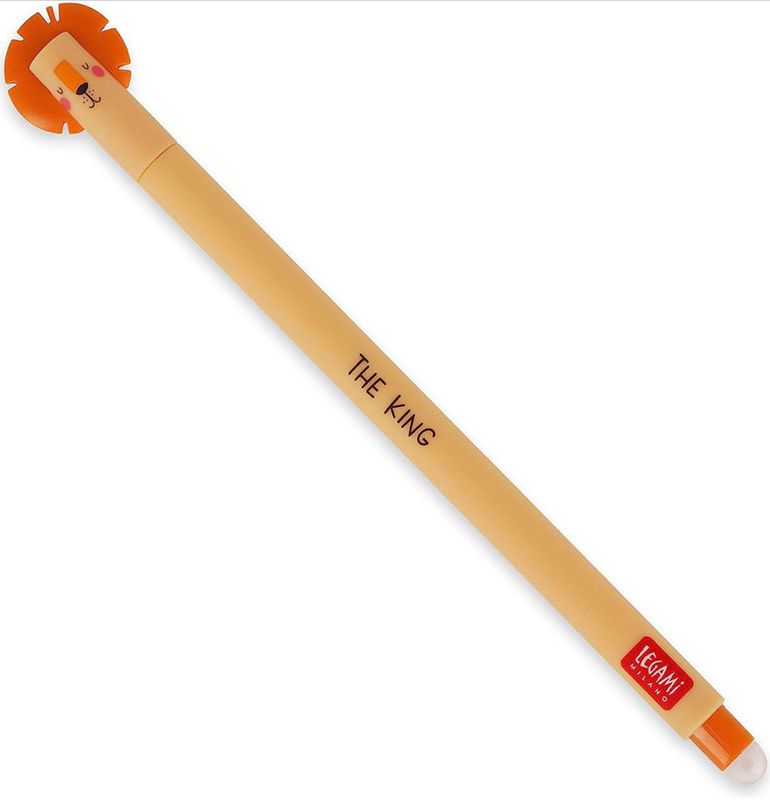 Φωτογραφία προϊόντος: Legami Στυλό Erasable Pen Lion Orange (EPORAKIT17)