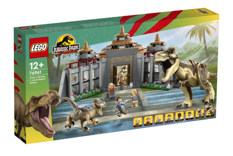 Φωτογραφία προϊόντος: LEGO Jurassic Park Κέντρο Επισκεπτών: Επίθεση T.Rex και Ράπτορα (76961)