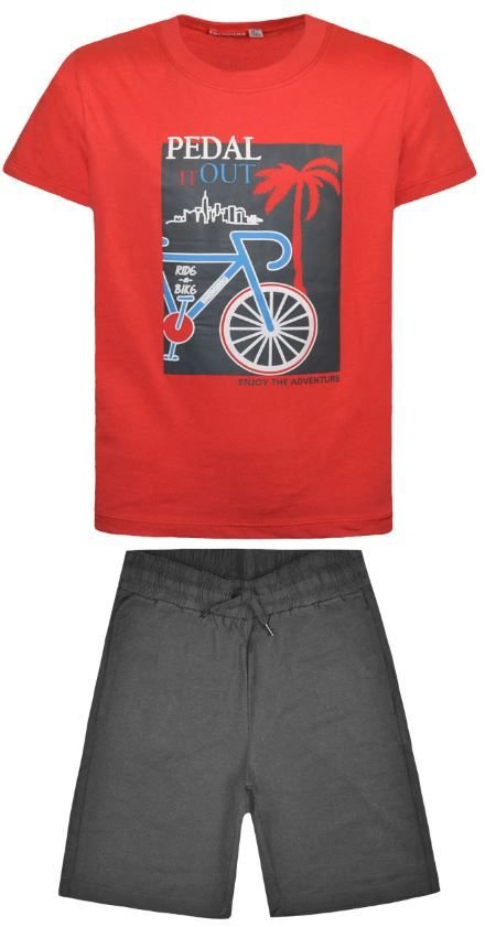 Φωτογραφία προϊόντος: Energiers Mini Σετ Μπλούζα Σωρτς Pedal It Out Χρώμα 002 Ανθρακί (13-223013-0)
