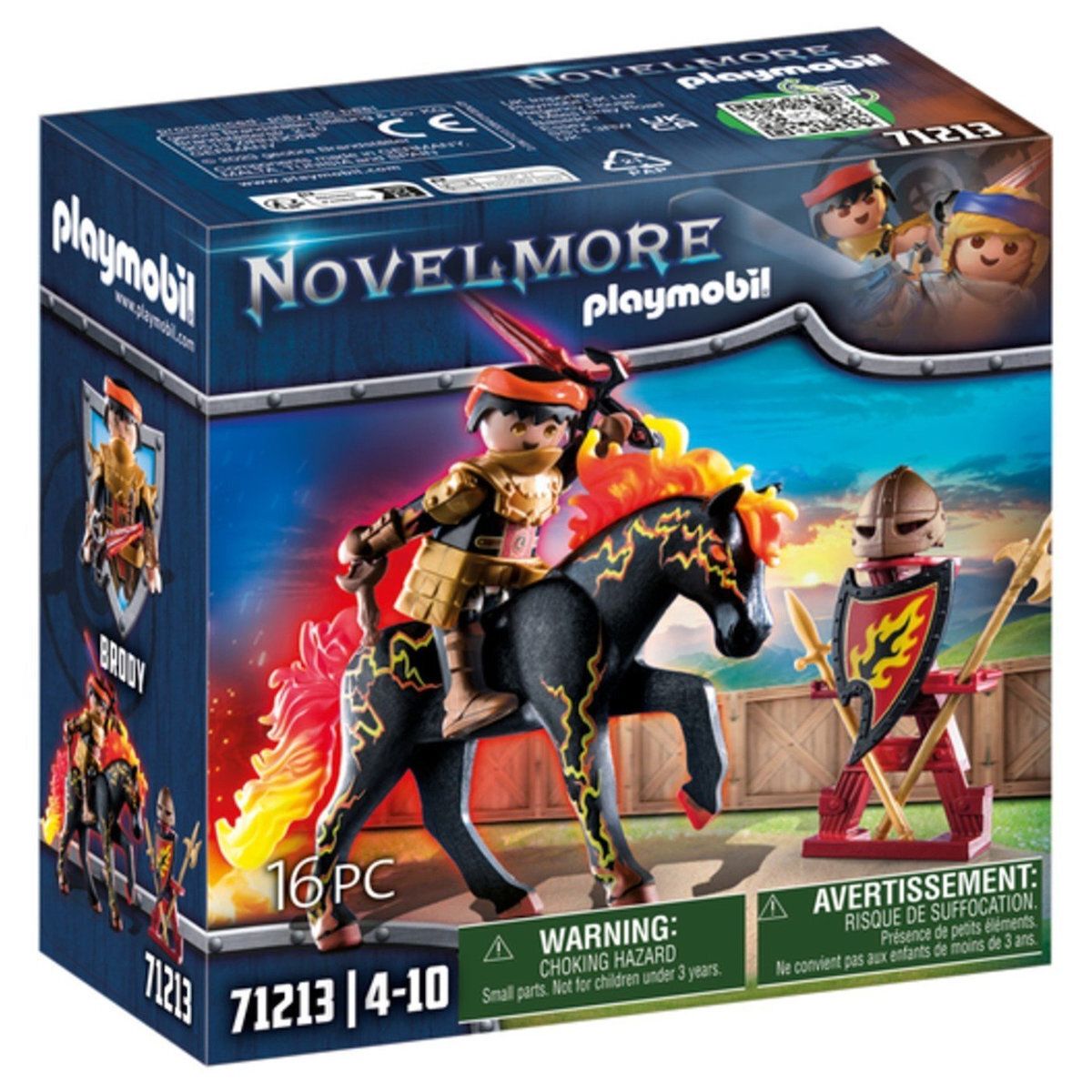 Φωτογραφία προϊόντος: Playmobil Burnham Raiders Ιππότης και Άλογο της Φωτιάς (71213)