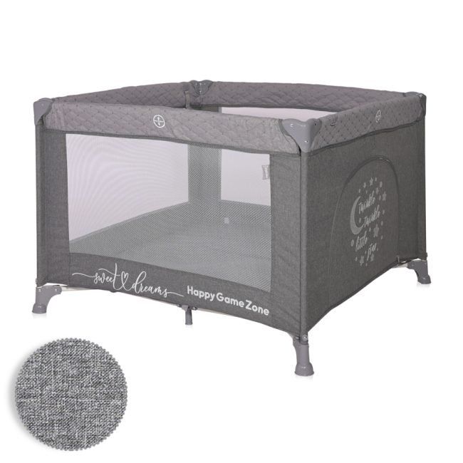 Φωτογραφία προϊόντος: Lorelli Παρκοκρέβατο Happy Game Zone Cool Grey Star (10080532216)