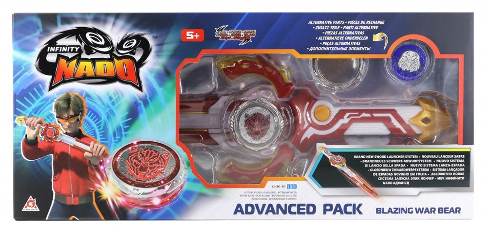 Φωτογραφία προϊόντος: Just Toys Infinity Nado Series VI Advanced Pack Blazing War Bear (654130)