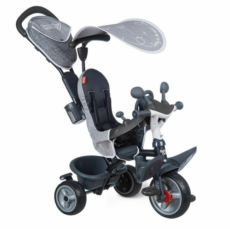 Φωτογραφία προϊόντος: Ποδήλατο Τρίκυκλο Smoby Baby Driver Plus Gray (741502)