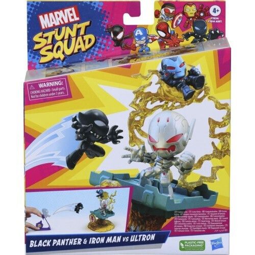 Φωτογραφία προϊόντος: Hasbro Marvel Stunt Squad Hero Plack Panter And Iron Man vs Ultron Deluxe (F7834)