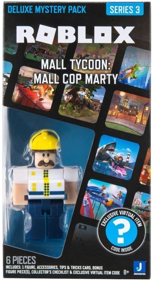 Φωτογραφία προϊόντος: Giochi Preziosi Roblox Φιγούρα Deluxe Mystery Figure S3 Mall Tycoon Mall Cop Marty (RBL55000)