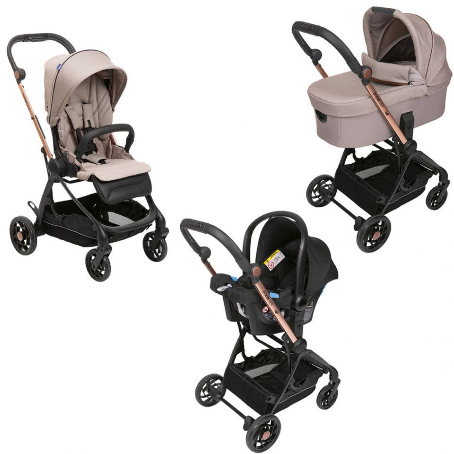 Φωτογραφία προϊόντος: Chicco Καρότσι 3 in 1 One4ever Desert Taupe (85100-25)