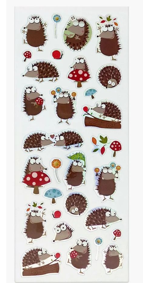 Φωτογραφία προϊόντος: Exas Αυτοκόλλητα Stickers Hedgehog Cute (145934000)