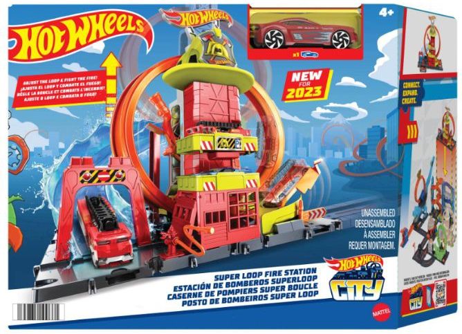 Φωτογραφία προϊόντος: Mattel Hot Wheels Πίστα Πυροσβεστικός Σταθμός (HKX41)