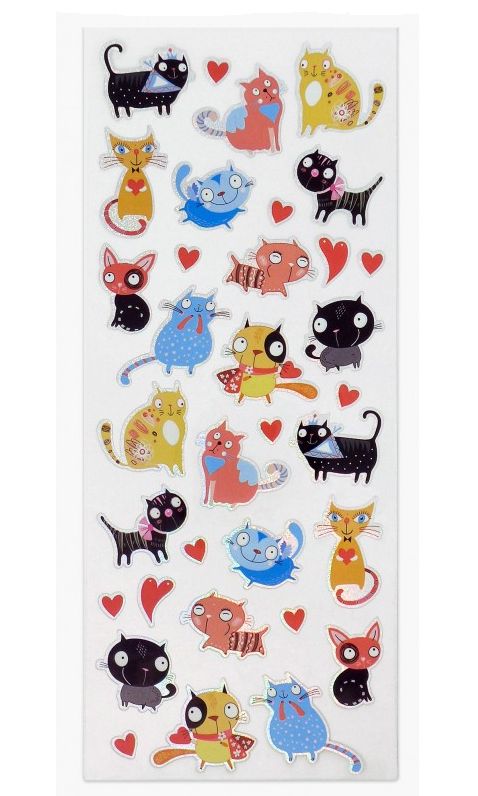 Φωτογραφία προϊόντος: Exas Αυτοκόλλητα Stickers 1910 Cartoon Cats (145191000)