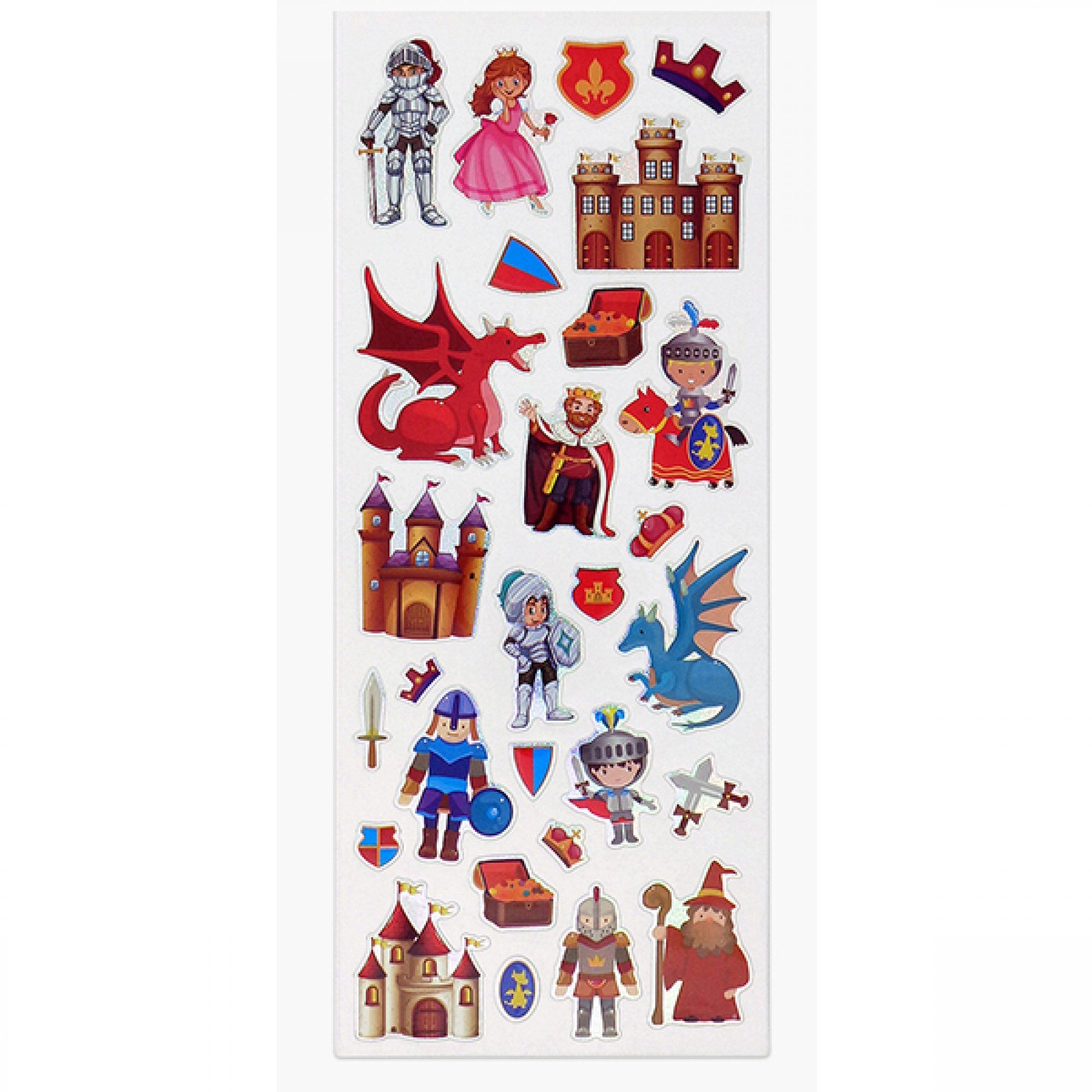 Φωτογραφία προϊόντος: Exas Αυτοκόλλητα Stickers 1702 Knights and Castle (145170200)