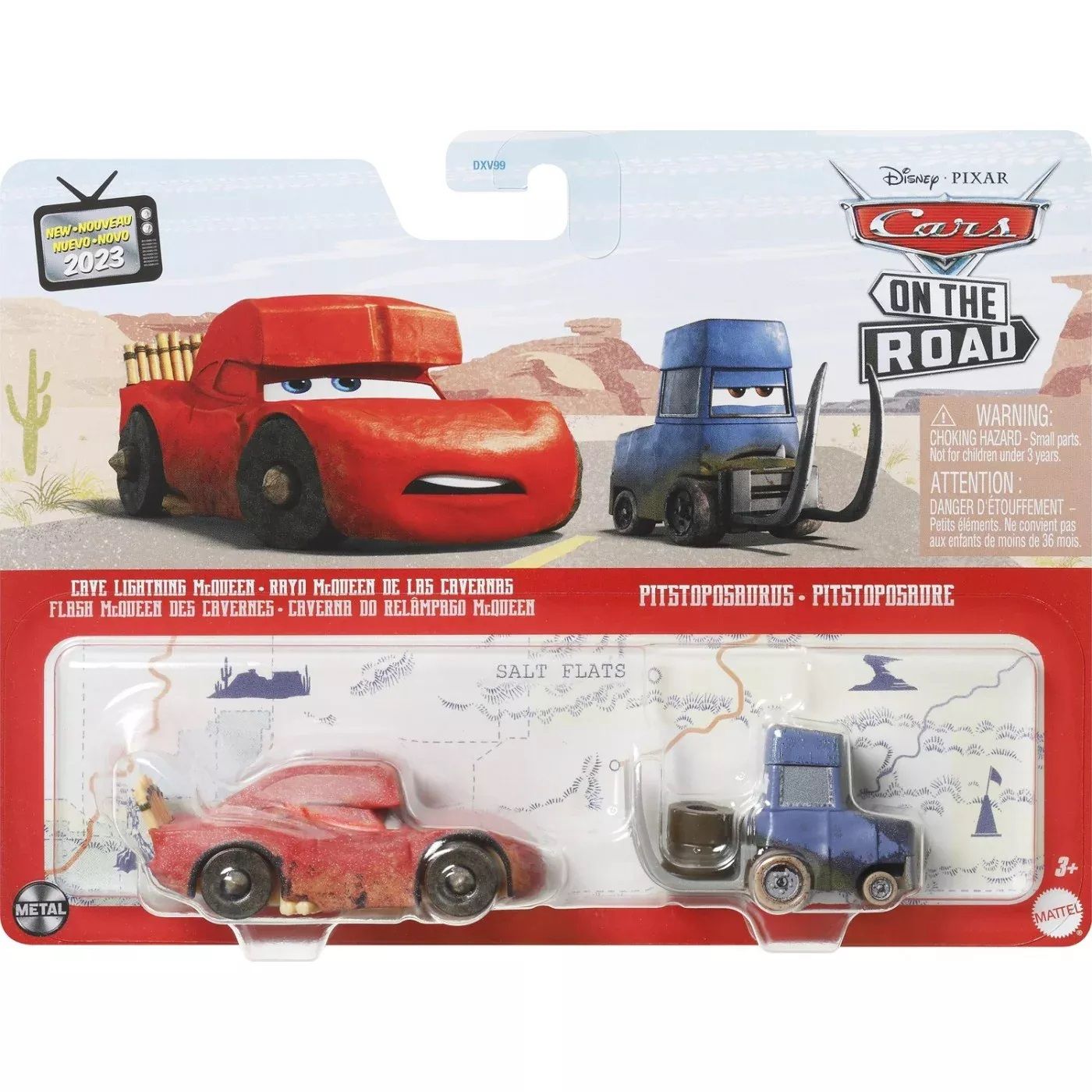 Φωτογραφία προϊόντος: Mattel Cars 3 Αυτοκινητάκια-Σετ των 2 Cave McQueen and Pistoposaurus (HLH63)