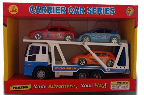 Φωτογραφία προϊόντος: Blue Toys Όχημα Friction Φορτηγό Με 3 Αγωνιστικά Αμάξια (MKM941935)