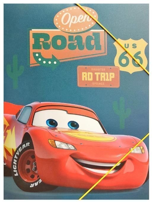 Φωτογραφία προϊόντος: Gim Φάκελος Με λάστιχο Cars (341-35515)