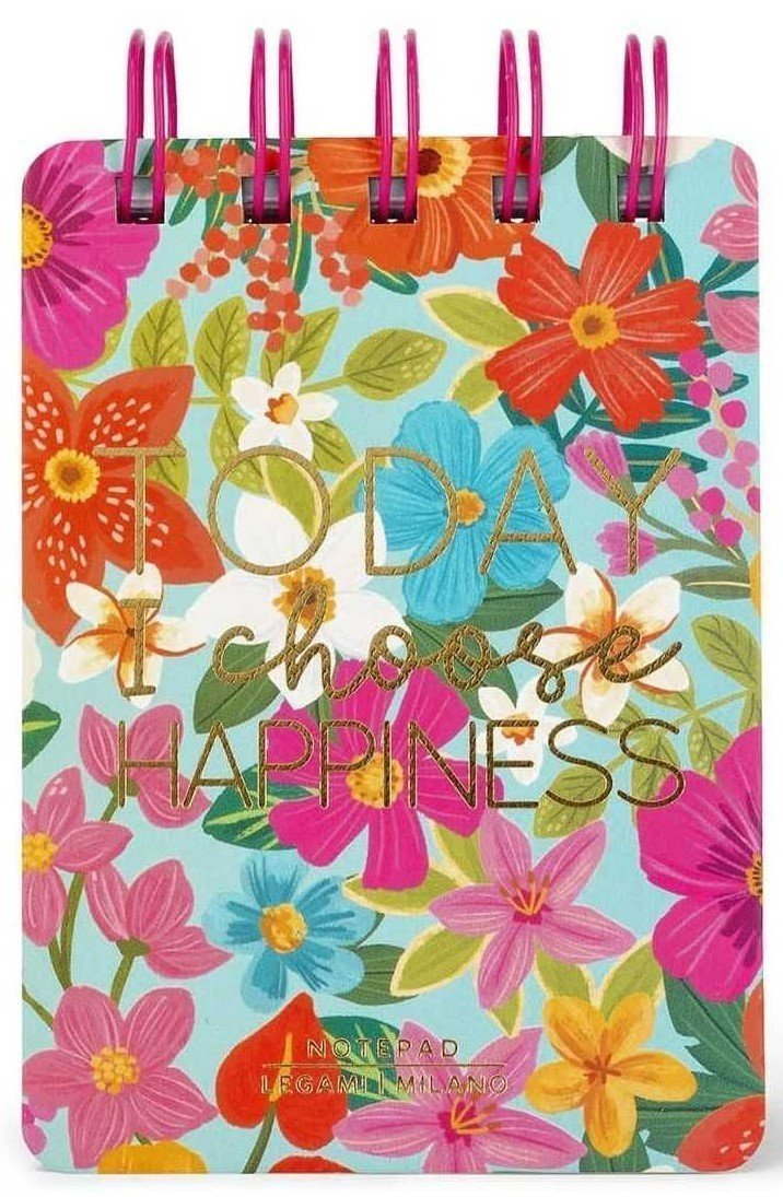 Φωτογραφία προϊόντος: Legami Σημειωματάριο Mini Spiral Notebook Flower (MNOTS0022)