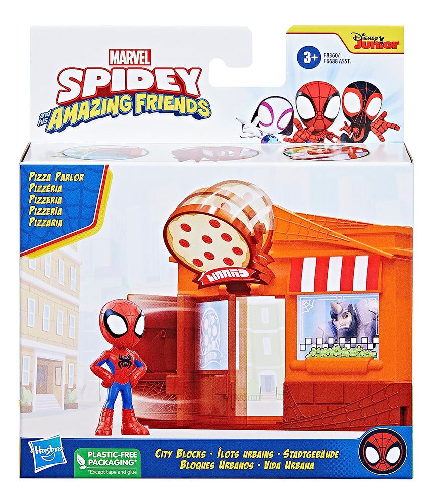 Φωτογραφία προϊόντος: Hasbro Spidey And His Amazing Friends Blocks Pizza Spidey (F8360)
