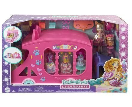 Φωτογραφία προϊόντος: Mattel Enchantimals Glam Party Φορτηγό Στούντιο Μόδας (HPB34)