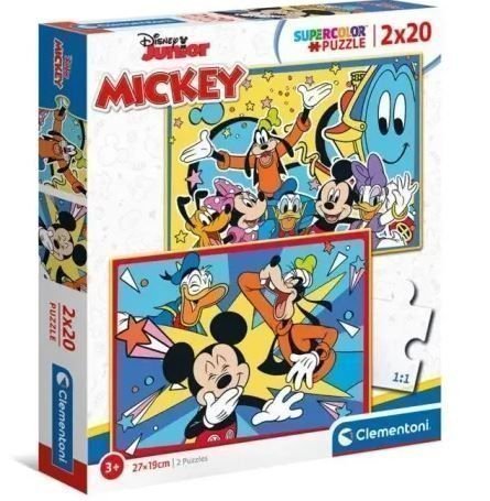 Φωτογραφία προϊόντος: Παζλ 2Χ20 Clementoni Disney Mickey (1200-24791)