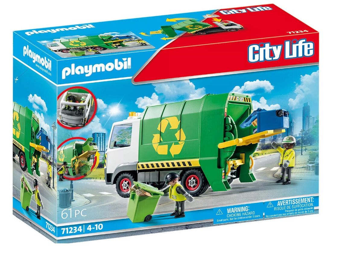 Φωτογραφία προϊόντος: Playmobil Όχημα Συλλογής Ανακυκλούμενων Απορριμάτων (71234)