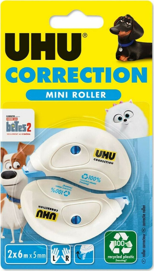 Φωτογραφία προϊόντος: Uhu Διορθωτικό Correction Roller Mini σετ των 2 (63471)