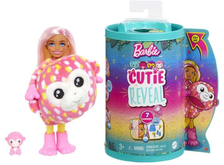 Φωτογραφία προϊόντος: Mattel Barbie Chelsea Cutie Reveal Μαϊμουδάκι (HKR14)