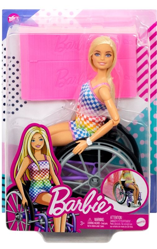 Φωτογραφία προϊόντος: Mattel Barbie Fashionistas Με Αναπηρικό Αμαξίδιο Blonde (HJT13)