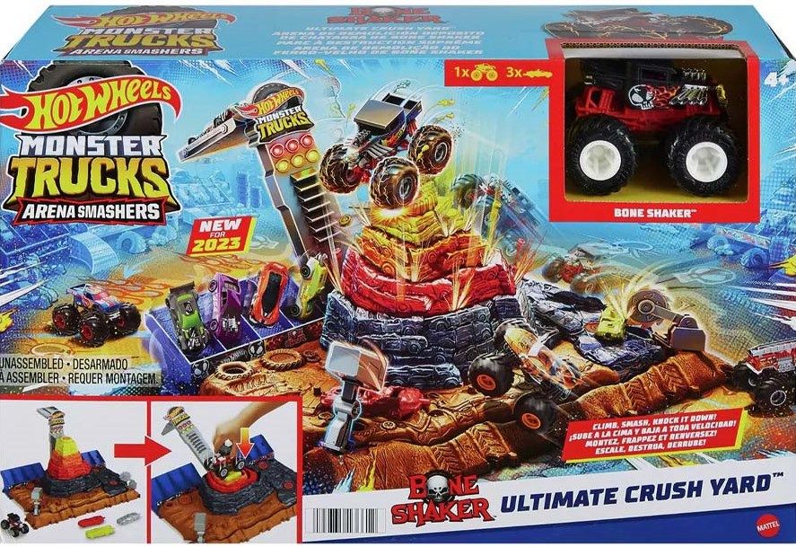 Φωτογραφία προϊόντος: Mattel Hot Wheels Monster Trucks Απόλυτο Σετ Συγκρούσεων (HNB96)