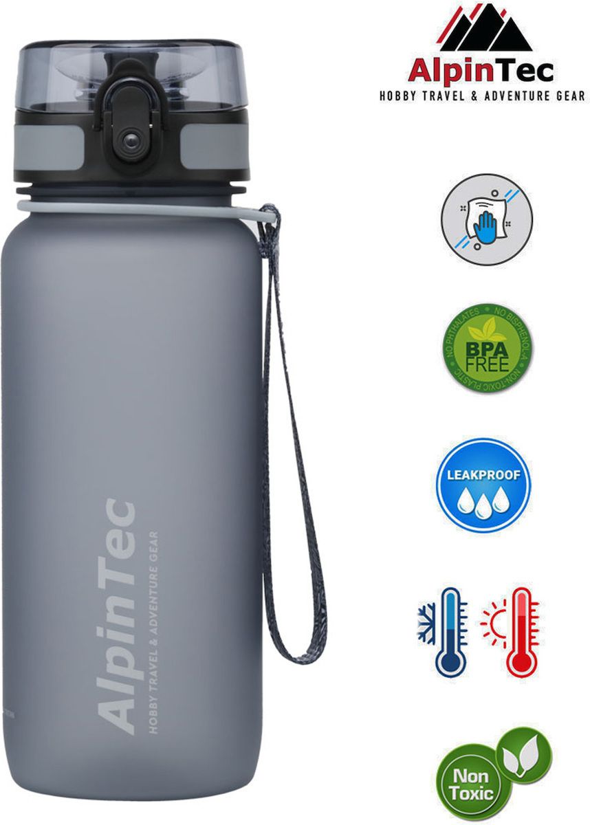 Φωτογραφία προϊόντος: AlpinPro Παγούρι Trek 650ml Grey (T-750GY)
