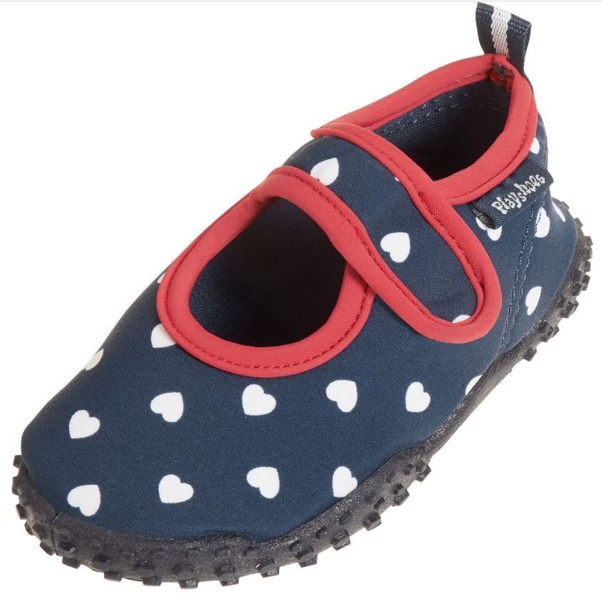 Φωτογραφία προϊόντος: Playshoes Παπούτσια Θαλάσσης Με Velcro Navy Blue Με Καρδιές (174743)