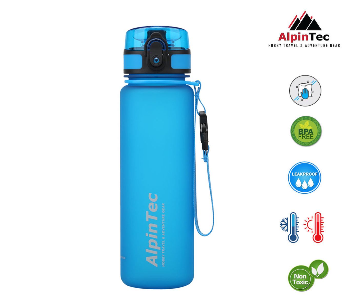 Φωτογραφία προϊόντος: AlpinPro Παγούρι Style 500ml Μπλε (S-500BE)