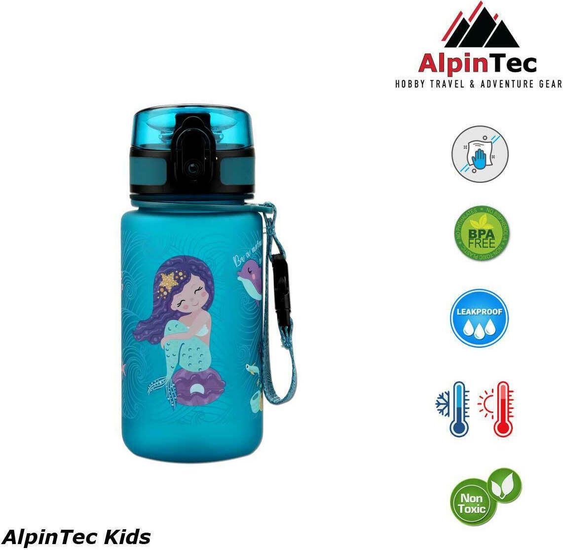 Φωτογραφία προϊόντος: AlpinPro Παγούρι Πλαστικό Kids 350ml Ciel Mermaid (C-350CI-MER)