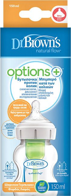 Φωτογραφία προϊόντος: Dr Brown's DrBrown's Μπιμπερό Πλαστικό Options 150ml (WB 51600)