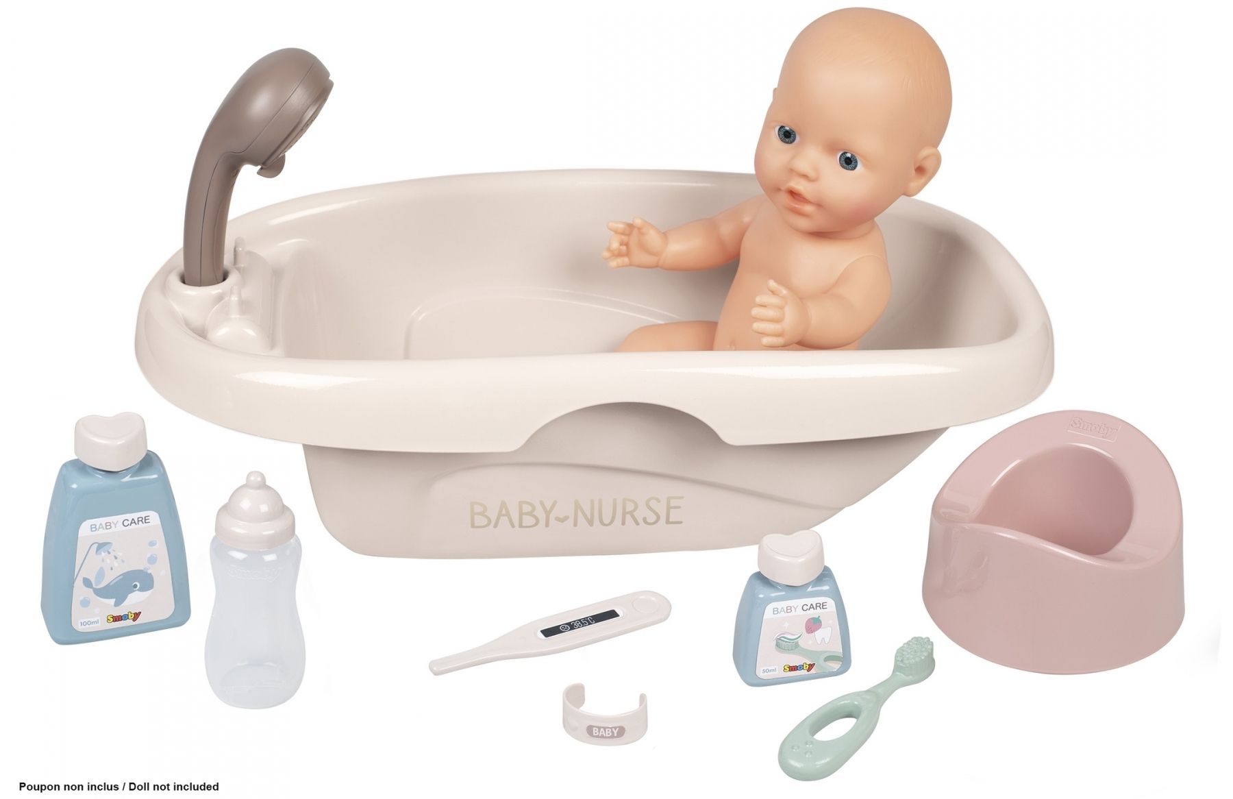 Φωτογραφία προϊόντος: Smoby Baby Nurse Bath Set And Accessories (220366)