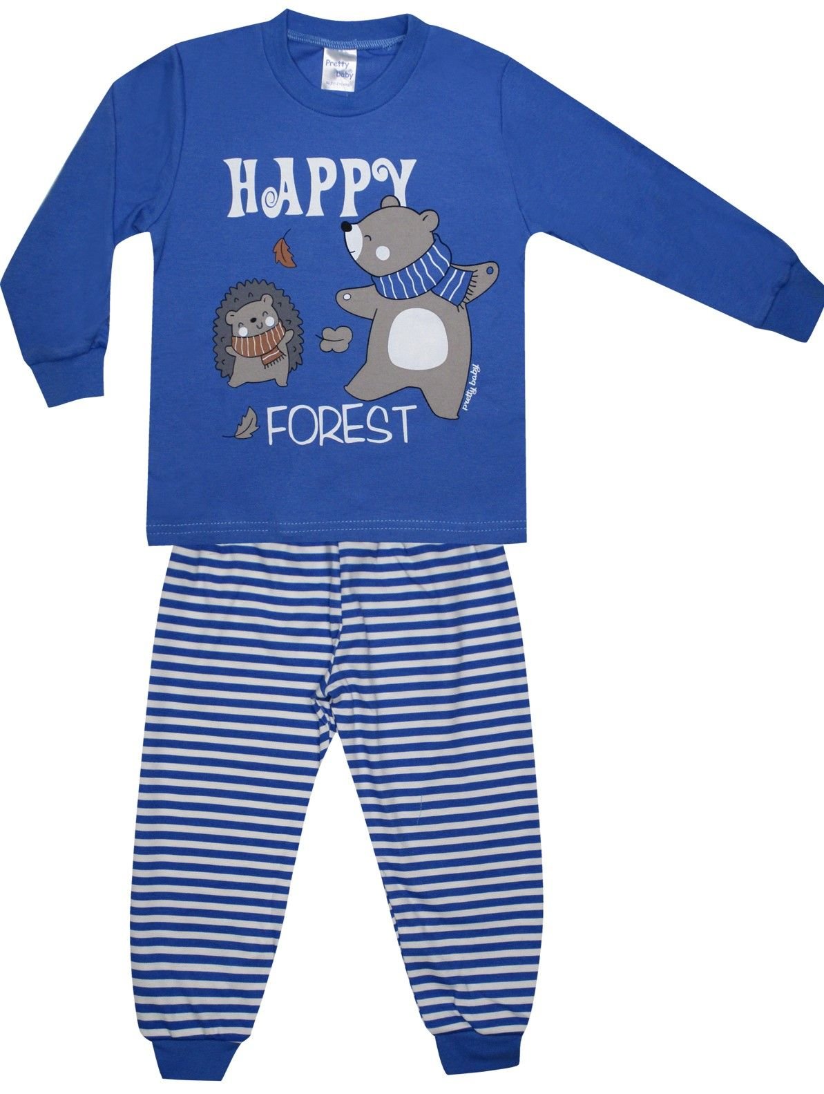 Φωτογραφία προϊόντος: Pretty baby Eleten Πυτζάμα Happy Forest Μπλε/Εκρού (68171-01)