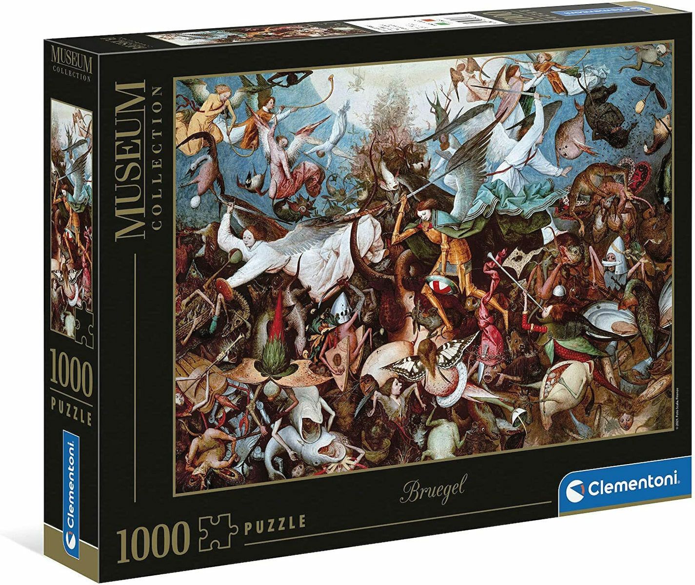 Φωτογραφία προϊόντος: Παζλ 1000 Clementoni Museum Μπρίγκελ: Η Πτώση Των Επαναστατημένων Αγγέλων (1260-39662)