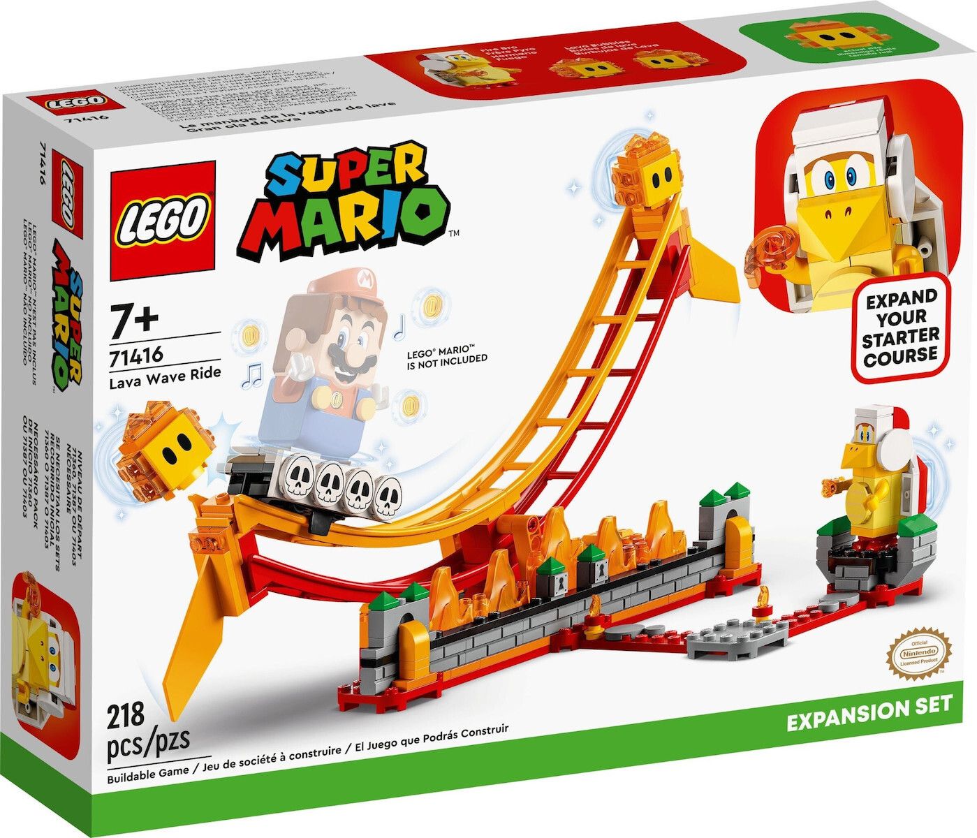 Φωτογραφία προϊόντος: LEGO Super Mario Lava Wave Ride Expansion Set (71416)