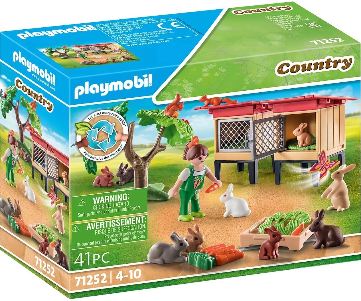 Φωτογραφία προϊόντος: Playmobil Κουνελόσπιτο (71252)