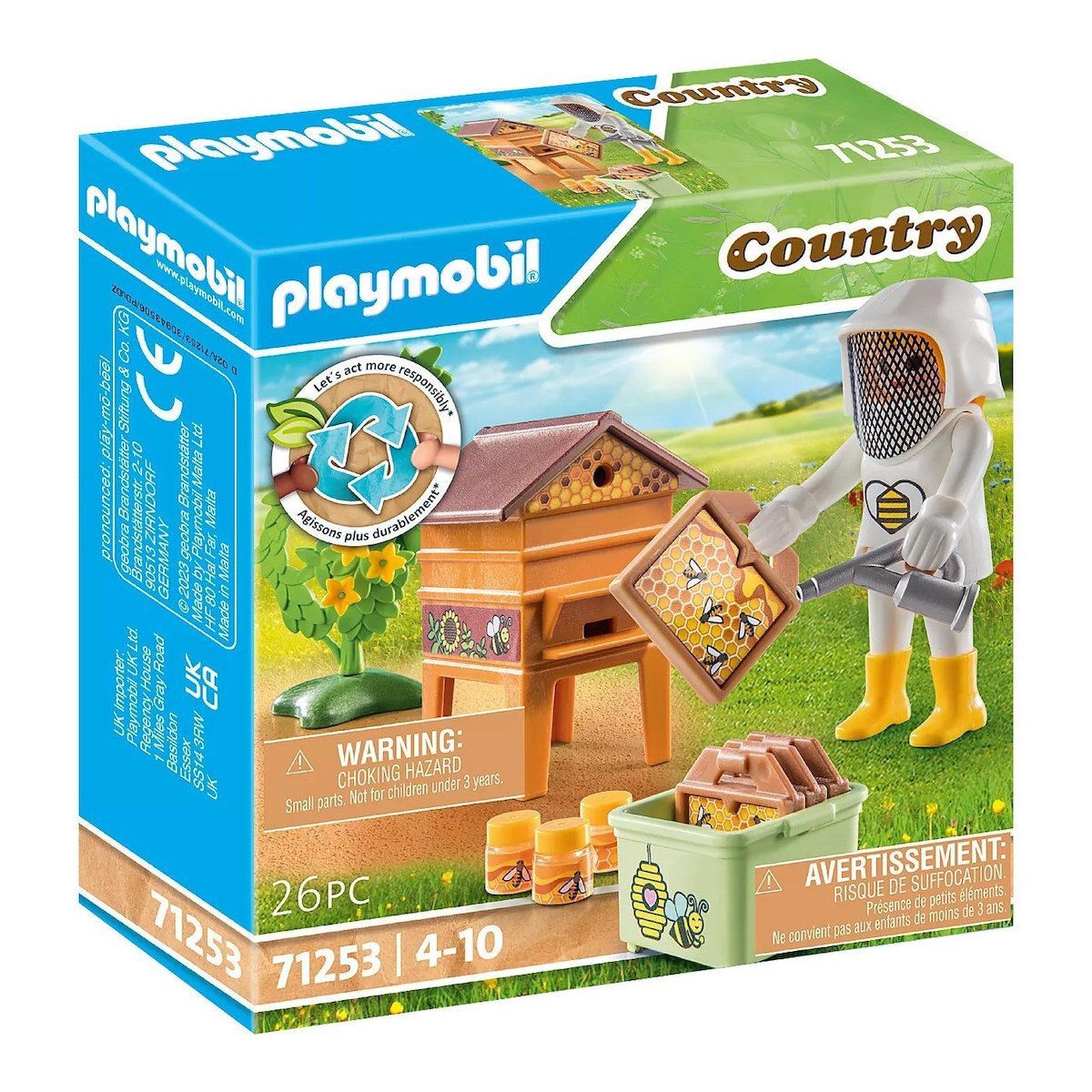 Φωτογραφία προϊόντος: Playmobil Μελισσοκόμος με Κηρήθρες (71253)