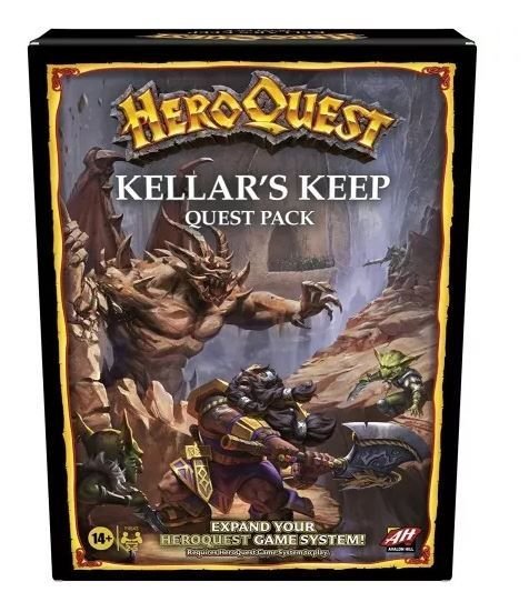 Φωτογραφία προϊόντος: Hasbro Avalon Hill Heroquest Kellars Keep Expansion, Dungeon Crawler Board Game (F4543)